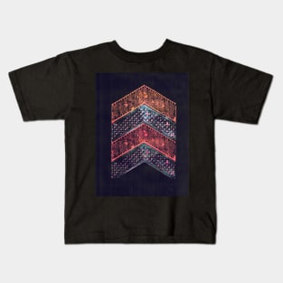 ANCIENT WOODBLOCK #1 Kids T-Shirt